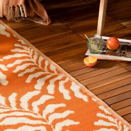 Furn Tocorico Woven Outdoor/Indoor Rug in Orange - Size: 120 cm x 180 cm - thumbnail 2