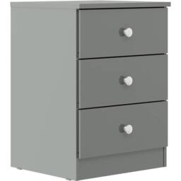 Seconique Denver 3 Door Wardrobe Bedroom Set in Grey - thumbnail 5
