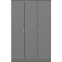 Seconique Denver 3 Door Wardrobe Bedroom Set in Grey - thumbnail 2