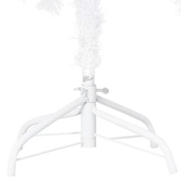 Berkfield Home Artificial Pre-lit Christmas Tree with Ball Set White 150 cm PVC - thumbnail 5