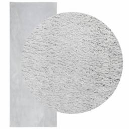 Berkfield Home Rug HUARTE Short Pile Soft & Washable Grey 80x200 cm - Size: Medium - thumbnail 3