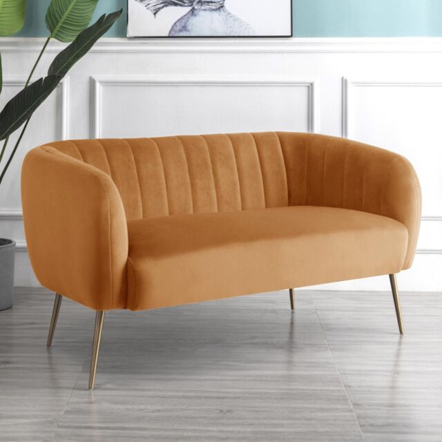 Artemis Home Matilda 2 Seat Sofa in Orange - Size: 2 Seater - image 1