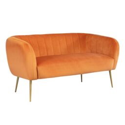 Artemis Home Matilda 2 Seat Sofa in Orange - Size: 2 Seater - thumbnail 2