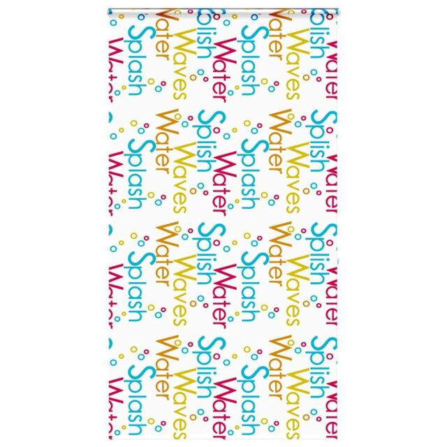 Berkfield Home Shower Roller Blind with Cassette 130x240 cm Fabric Width 126 cm in Black - image 1