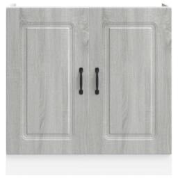 Berkfield Home Sink Base Cabinet Kalmar Grey Sonoma 80x46x81.5 cm Engineered Wood - thumbnail 4