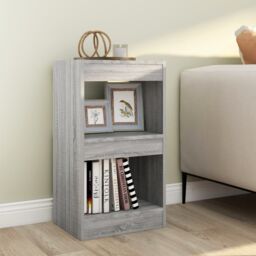 Berkfield Home Book Cabinet/Room Divider Grey Sonoma 40x30x72 cm - Size: 40 x 30 x 72 cm - thumbnail 1
