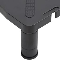 Berkfield Home Monitor Stand Black 33.5x34x10.5 cm - thumbnail 6