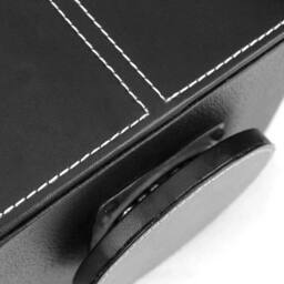 FLAVORA PU Leather Remote Control Holder in Black - Size: 500mm - thumbnail 4