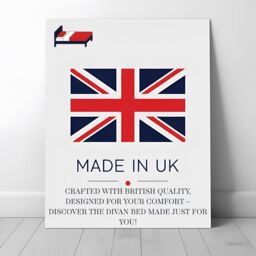 Bed Time UK Plush Fabric Divan Bed Base with 2 Storage Drawers, Stylish & Space-Saving in Ivory - Size: King - thumbnail 7