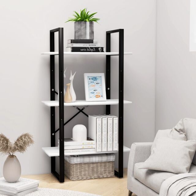 Berkfield Home Storage Shelf White 60x30x105 cm Engineered Wood - Size: 60 x 30 x 105 cm - image 1