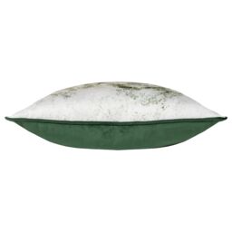 Furn Classic Reindeer Velvet Piped Cushion in Green - Size: 43 cm x 43 cm - thumbnail 3