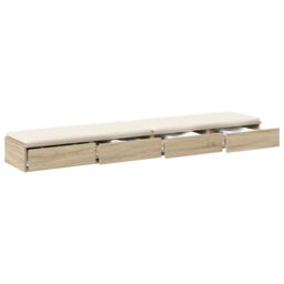 Berkfield Home Bed Drawers Sonoma Oak 200x36, 5x16, 5 cm Engineered Wood in Beige - thumbnail 3