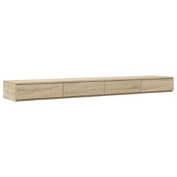 Berkfield Home Bed Drawers Sonoma Oak 200x36, 5x16, 5 cm Engineered Wood in Beige - thumbnail 2