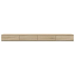 Berkfield Home Bed Drawers Sonoma Oak 200x36, 5x16, 5 cm Engineered Wood in Beige - thumbnail 6