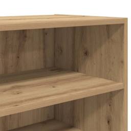 Berkfield Home Sideboard Artisian Oak 103.5x35x70 cm Engineered Wood in Brown - thumbnail 8