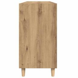 Berkfield Home Sideboard Artisian Oak 103.5x35x70 cm Engineered Wood in Brown - thumbnail 6