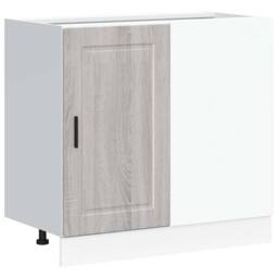 Berkfield Home Kitchen Base Cabinet Porto Grey Sonoma Engineered Wood - thumbnail 3