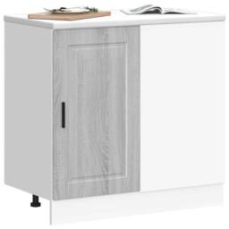 Berkfield Home Kitchen Base Cabinet Porto Grey Sonoma Engineered Wood - thumbnail 1