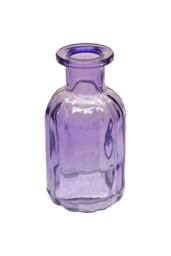 KDMD Lilac Flora Bottle Glass Vase 13.7cm 6 Pack - thumbnail 8