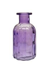 KDMD Lilac Flora Bottle Glass Vase 13.7cm 6 Pack - thumbnail 3