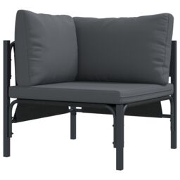 Berkfield Home Garden Sofa Set 14 pcs Anthracite Steel - thumbnail 7