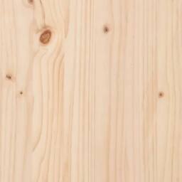 Berkfield Home Beautiful Bed Headboard 205.5x4x100 cm Solid Pine Wood in Natural - thumbnail 5