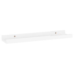 Berkfield Home Wall Shelves 2 pcs High Gloss White 40x9x3 cm - Size: 40 x 9 x 3 cm - thumbnail 5