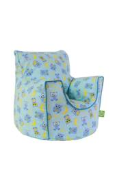 Bean Lazy Men's Cotton Blue Owl Bean Bag Arm Chair with Beans Child / Teen size in Light Blue - Size: Large - thumbnail 2