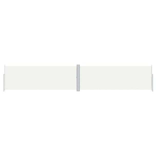 Berkfield Home Retractable Side Awning Cream 180x1000 cm - image 1