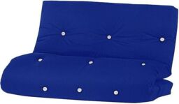 Rest Relax Fibre Foam Filled, Futon Mattress, Dark Blue - Size: Double - thumbnail 1
