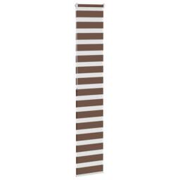 Berkfield Home Elegant Zebra Blind Brown 40x200 cm Fabric Width 35.9 cm Polyester - thumbnail 4