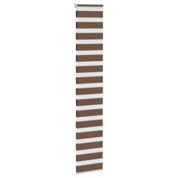 Berkfield Home Elegant Zebra Blind Brown 40x200 cm Fabric Width 35.9 cm Polyester - thumbnail 2
