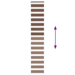 Berkfield Home Elegant Zebra Blind Brown 40x200 cm Fabric Width 35.9 cm Polyester - thumbnail 5