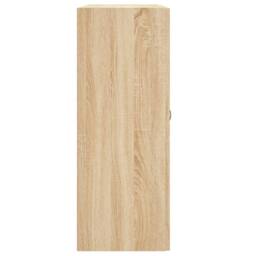 Berkfield Home Wall Mounted Cabinet Sonoma Oak 69.5x34x90 cm Engineered Wood in Light Brown - thumbnail 8