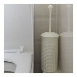 JVL Loop Toilet Brush & Holder Set in Ivory - thumbnail 4