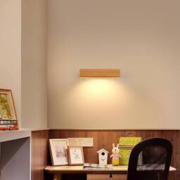 Goeco LED Wall Light Indoor, 360° Rotating Wall Lamp Indoor Modern, 3000K in White - thumbnail 9