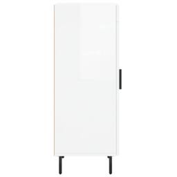 Berkfield Home Sideboard High Gloss White 34.5x34x90 cm Engineered Wood - thumbnail 7