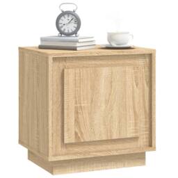 Berkfield Home Bedside Cabinets 2 pcs Sonoma Oak 44x35x45 cm Engineered Wood in Brown - Size: 44 x 35 x 45 cm - thumbnail 4