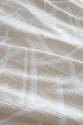 Appletree 'Otto' Jacquard Mark-Making Textured Duvet Cover Set in Natural - Size: Single - thumbnail 3