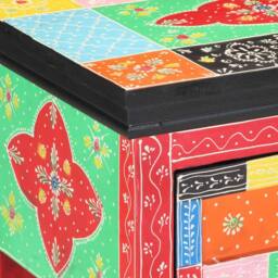 Berkfield Home Console Table with Drawers Multicolour Engineered Wood - thumbnail 7