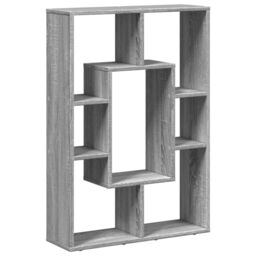 Berkfield Home Bookcase Grey Sonoma 63x20x90 cm Engineered Wood - Size: 63 x 20 x 90 cm - thumbnail 2
