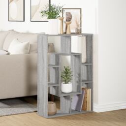 Berkfield Home Bookcase Grey Sonoma 63x20x90 cm Engineered Wood - Size: 63 x 20 x 90 cm - thumbnail 4