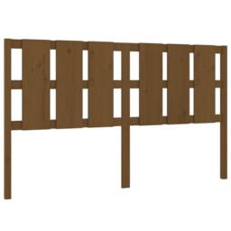 Berkfield Home Bed Headboard Honey Brown 185.5x4x100 cm Solid Wood Pine - thumbnail 2