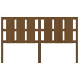 Berkfield Home Bed Headboard Honey Brown 185.5x4x100 cm Solid Wood Pine - thumbnail 4
