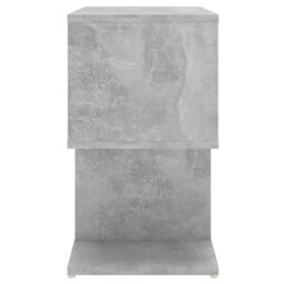 Berkfield Home Bedside Cabinet Concrete Grey 50x30x51.5 cm Engineered Wood - thumbnail 6