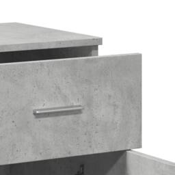 Berkfield Home Sideboards 2 pcs Concrete Grey 79x38x80 cm Engineered Wood - Size: 79 x 38 x 80 cm - thumbnail 8
