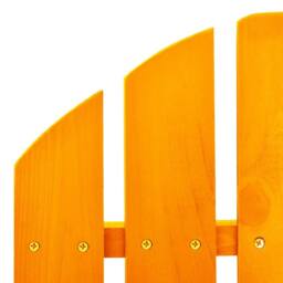 Berkfield Home Garden Adirondack Rocking Chair Solid Fir Wood Orange - thumbnail 5