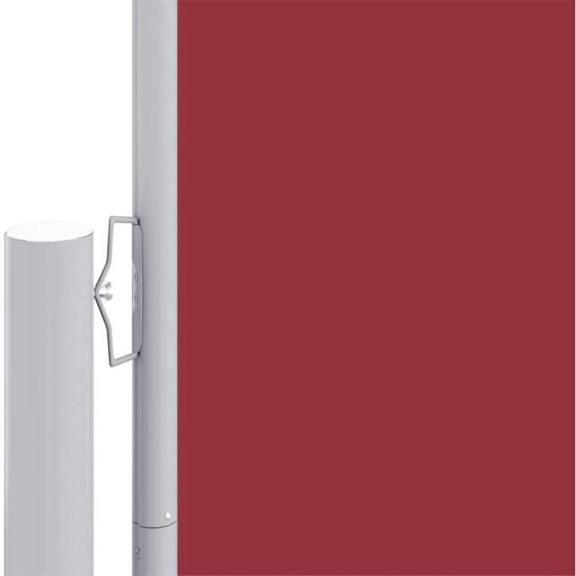 Berkfield Home Retractable Side Awning Red 200x1000 cm - image 1