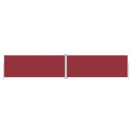 Berkfield Home Retractable Side Awning Red 200x1000 cm - thumbnail 3