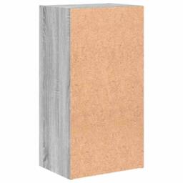 Berkfield Home Decorative Bookcase Grey Sonoma 40x30x77 cm Engineered Wood - Size: 40 x 30 x 77 cm - thumbnail 7